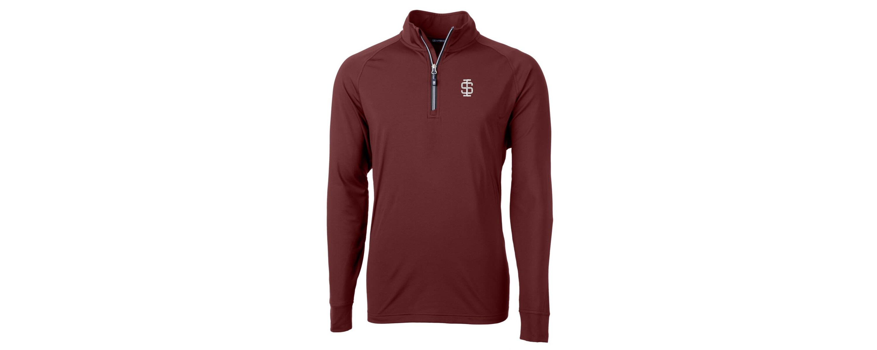 NCAA Southern Illinois Salukis Adapt Eco Knit Stretch Recycled Quarter-Zip Pullover Top