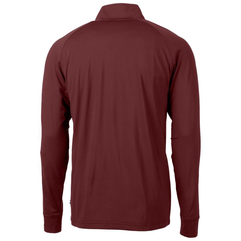 NCAA Southern Illinois Salukis Adapt Eco Knit Stretch Recycled Quarter-Zip Pullover Top
