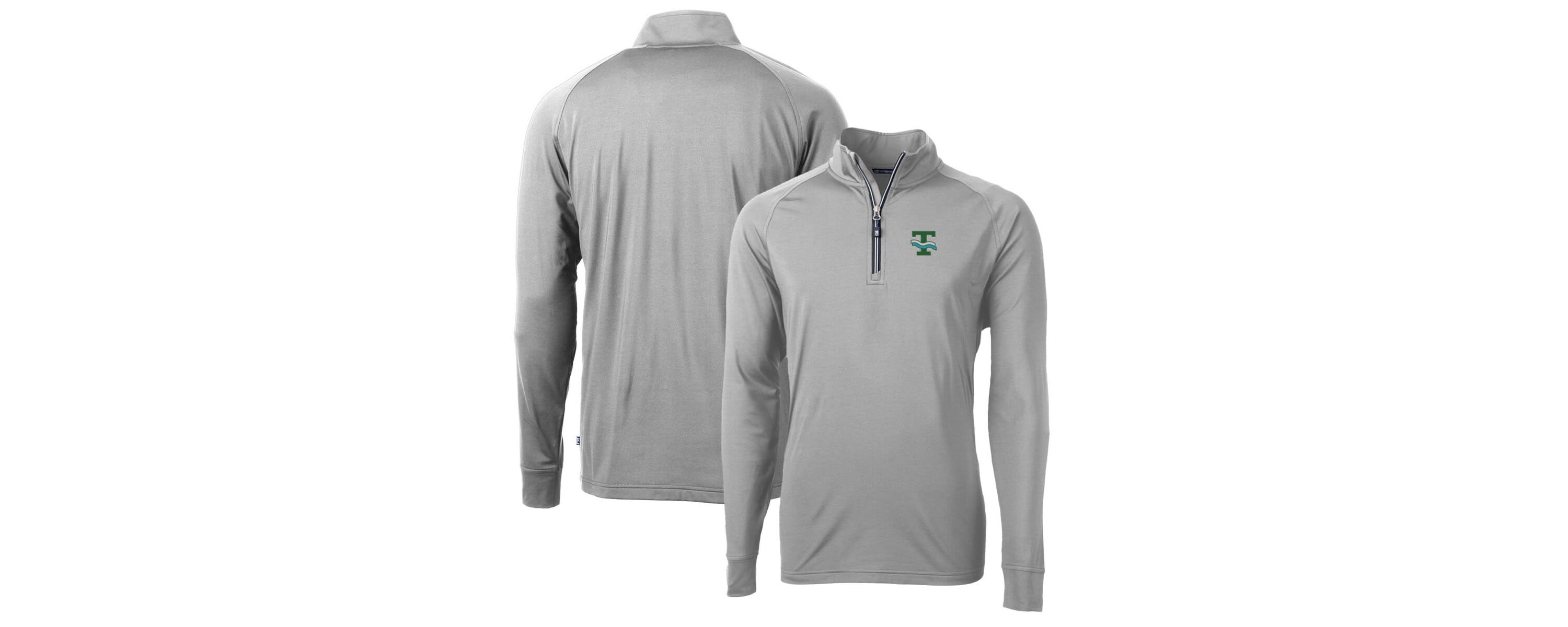 Tulane Green Wave NCAA Tulane Wave Adapt Eco Knit Stretch Recycled Quarter-Zip Pullover Top