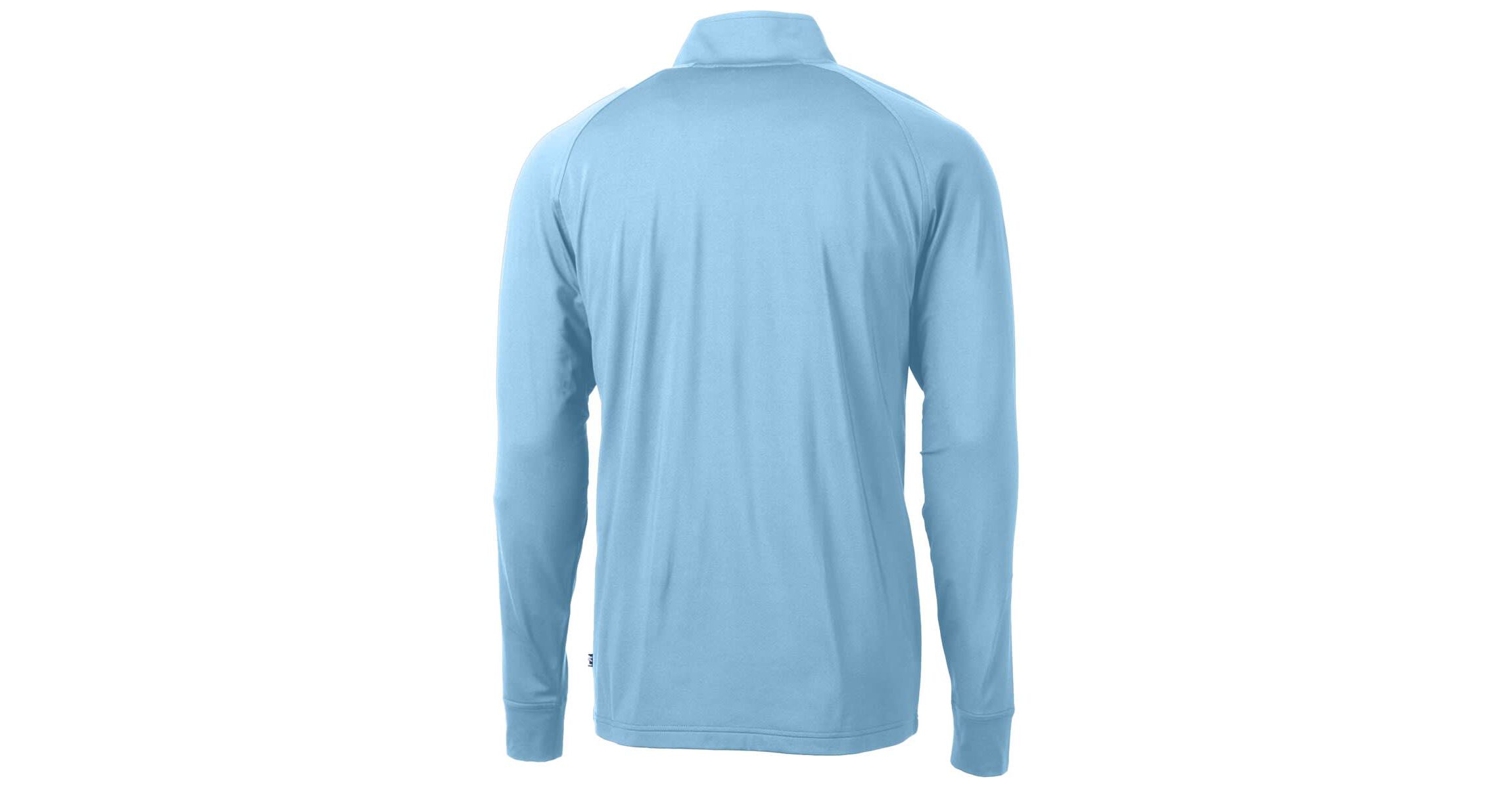 Tulane Green Wave NCAA Light Tulane Wave Adapt Eco Knit Stretch Recycled Quarter-Zip Pullover Top