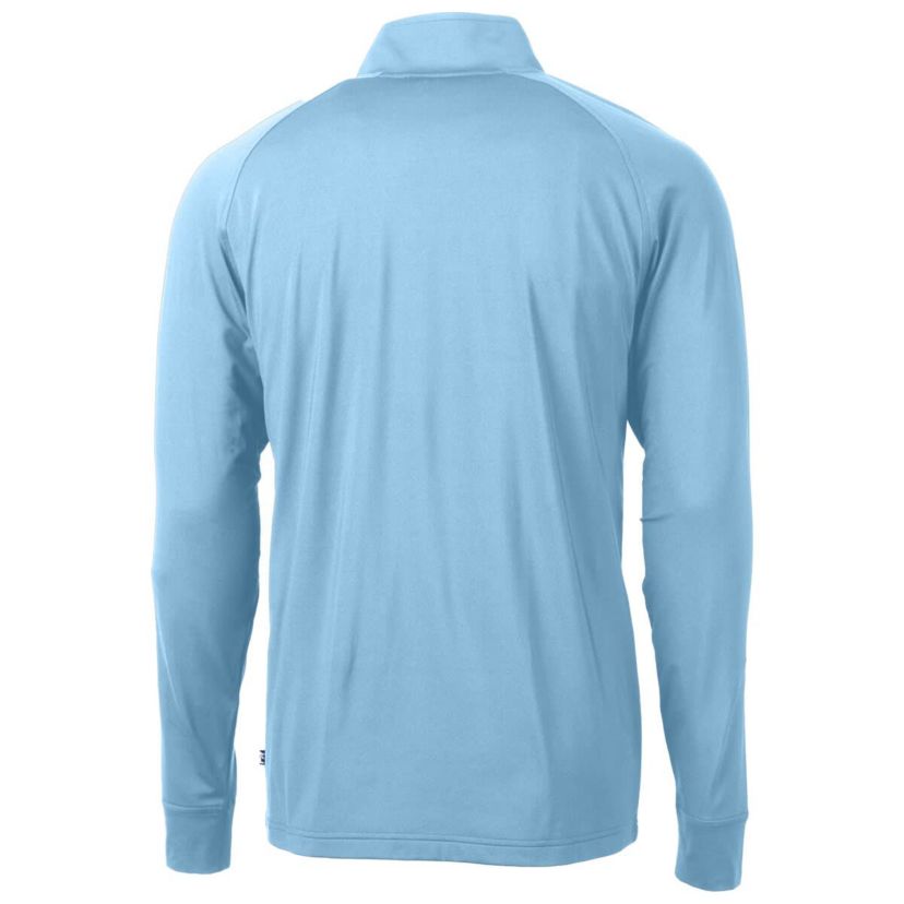 Tulane Green Wave NCAA Light Tulane Wave Adapt Eco Knit Stretch Recycled Quarter-Zip Pullover Top