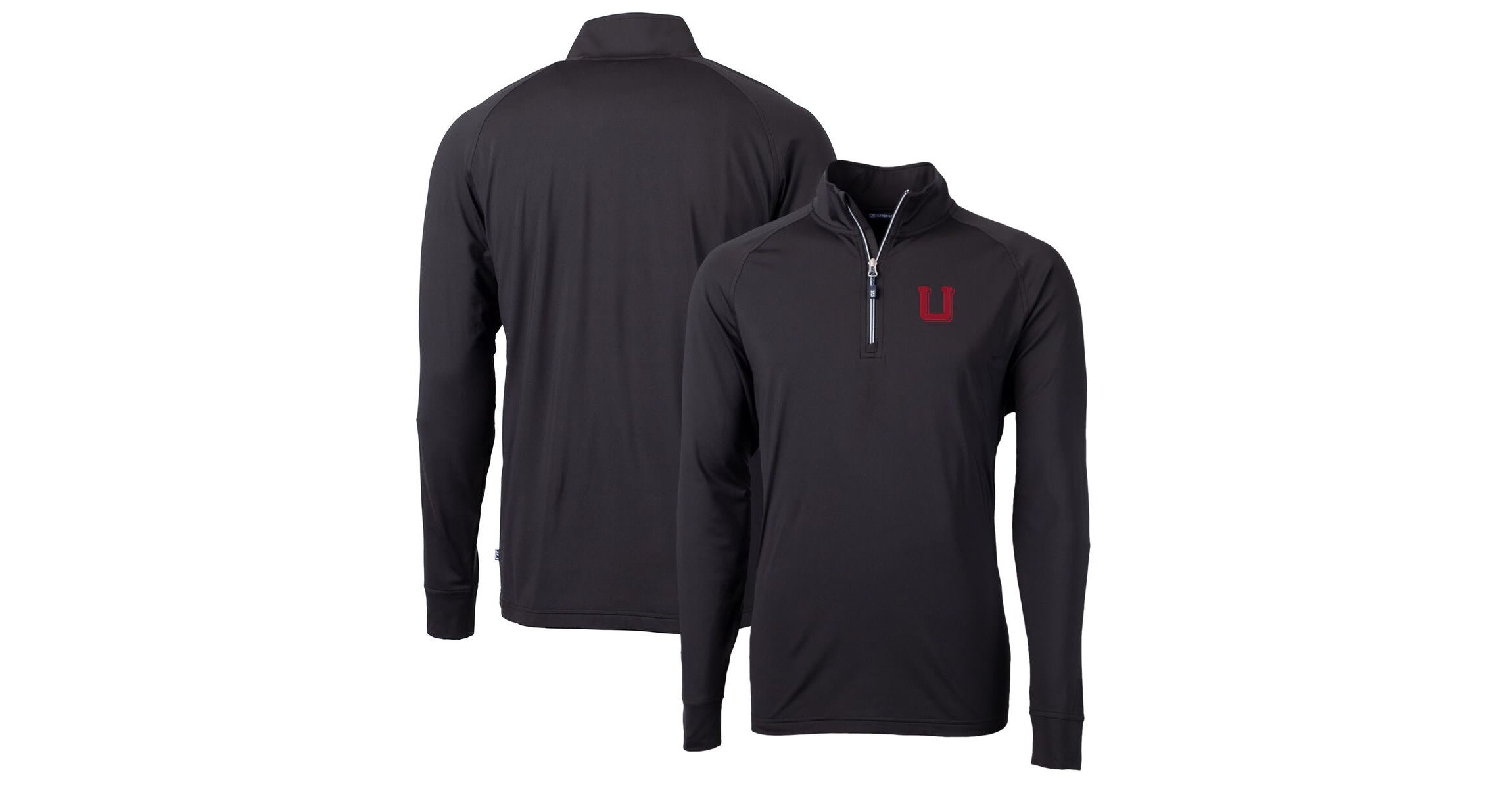 NCAA Utah Utes Adapt Eco Knit Stretch Recycled Quarter-Zip Pullover Top