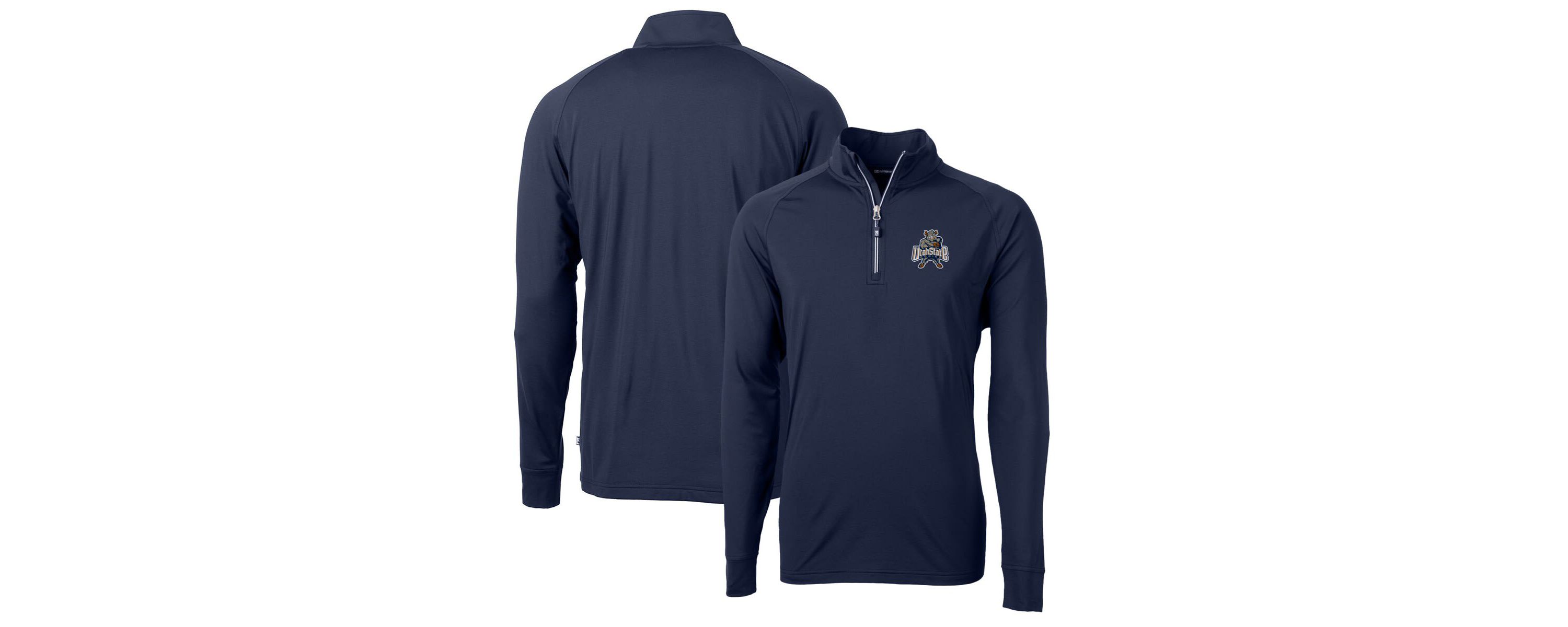 NCAA Utah State Aggies Adapt Eco Knit Stretch Recycled Quarter-Zip Pullover Top