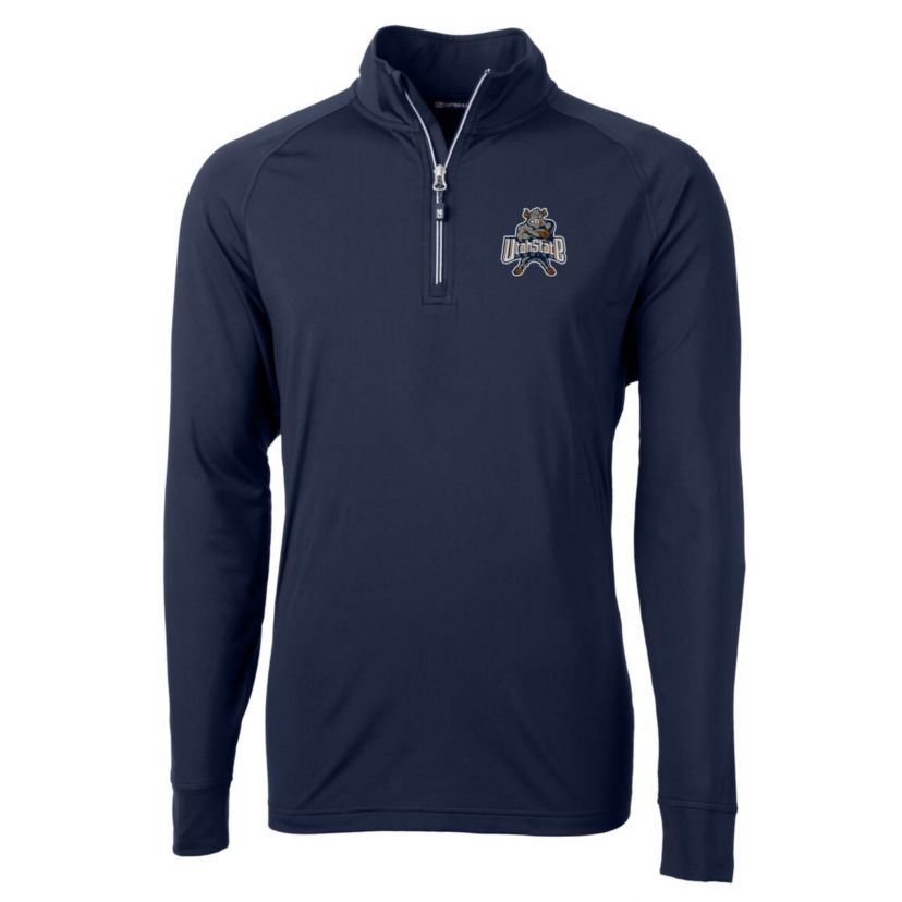 NCAA Utah State Aggies Adapt Eco Knit Stretch Recycled Quarter-Zip Pullover Top