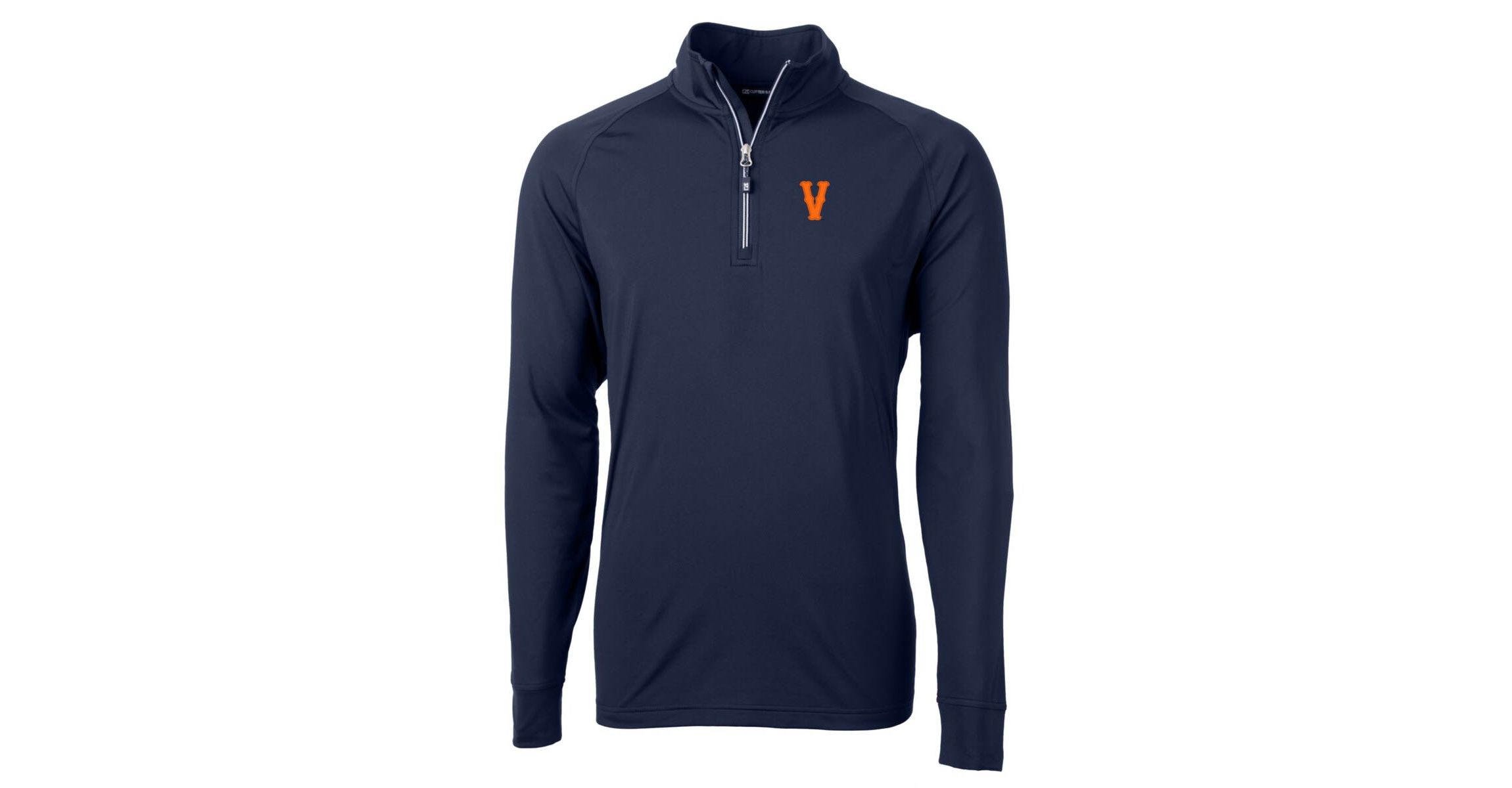 NCAA Virginia Cavaliers Vintage Adapt Eco Knit Stretch Recycled Quarter-Zip Pullover Top