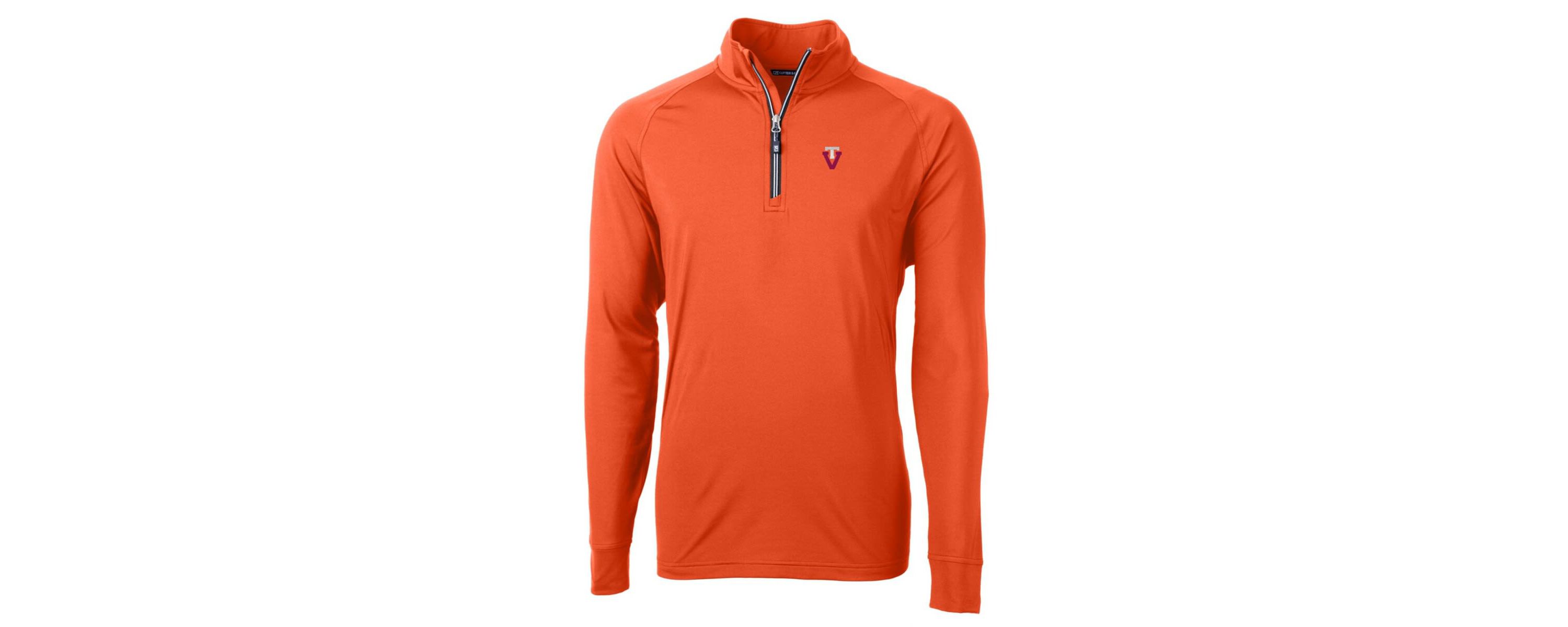 NCAA Virginia Tech Hokies Adapt Eco Knit Stretch Recycled Quarter-Zip Pullover Top