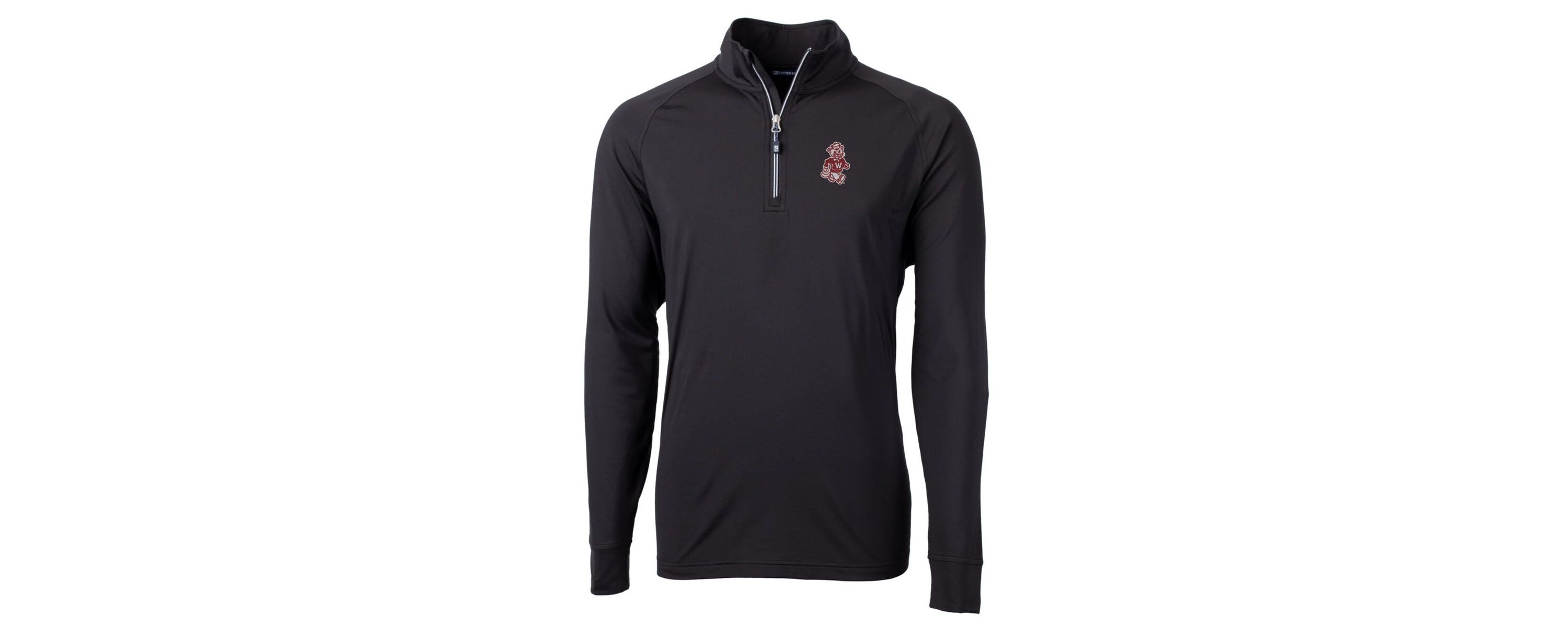 NCAA Washington State Cougars Adapt Eco Knit Stretch Recycled Quarter-Zip Pullover Top