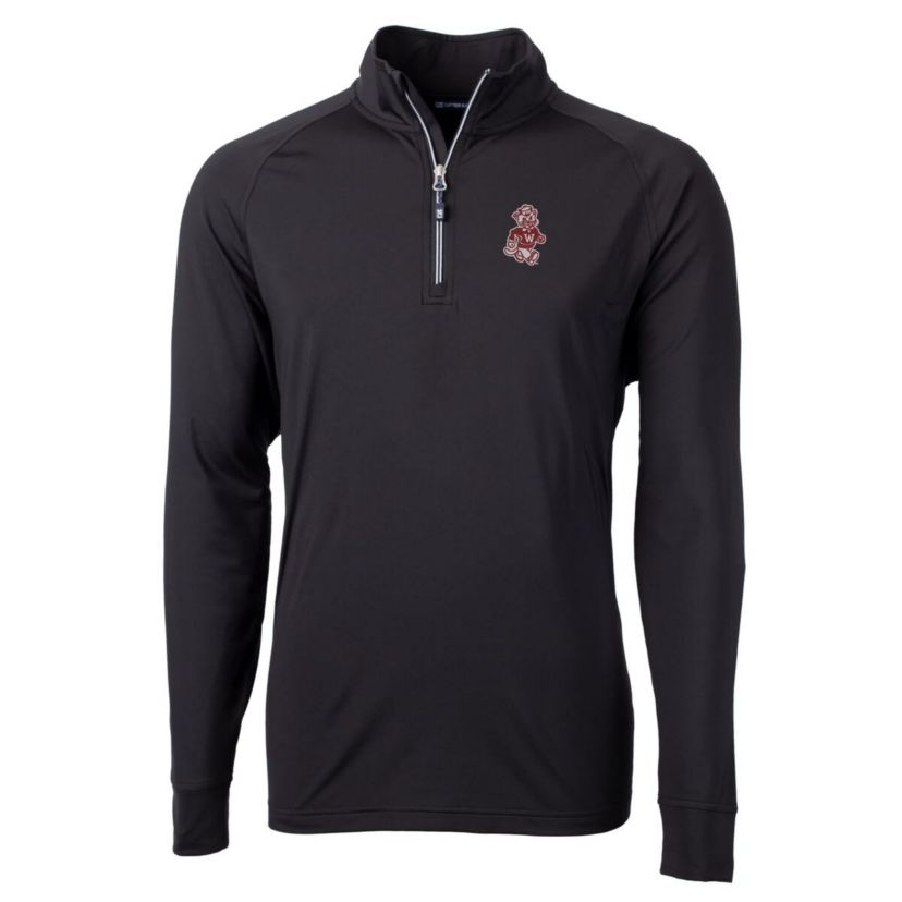 NCAA Washington State Cougars Adapt Eco Knit Stretch Recycled Quarter-Zip Pullover Top