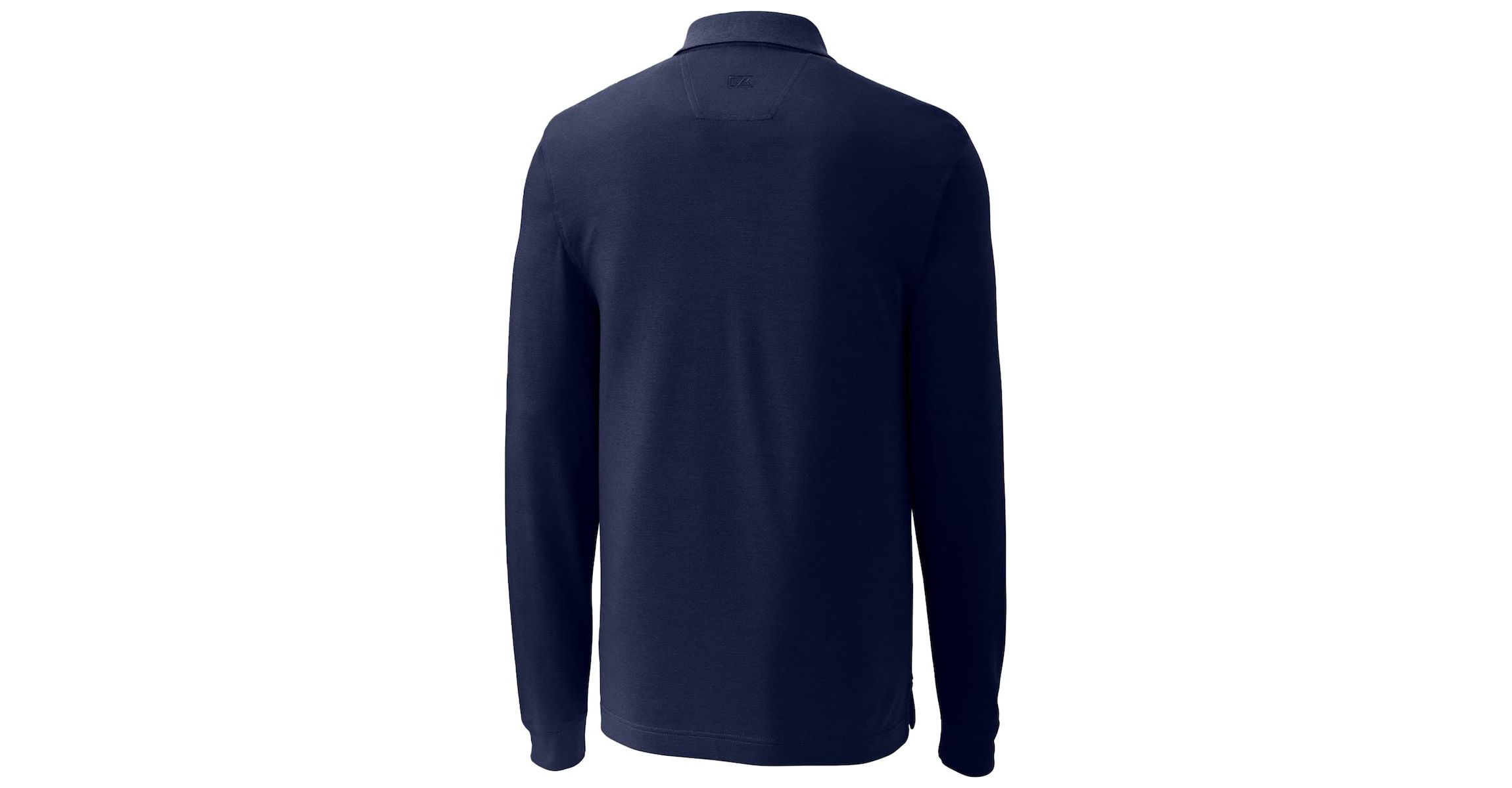 NCAA Auburn Tigers Advantage Tri-Blend Pique Long Sleeve Polo