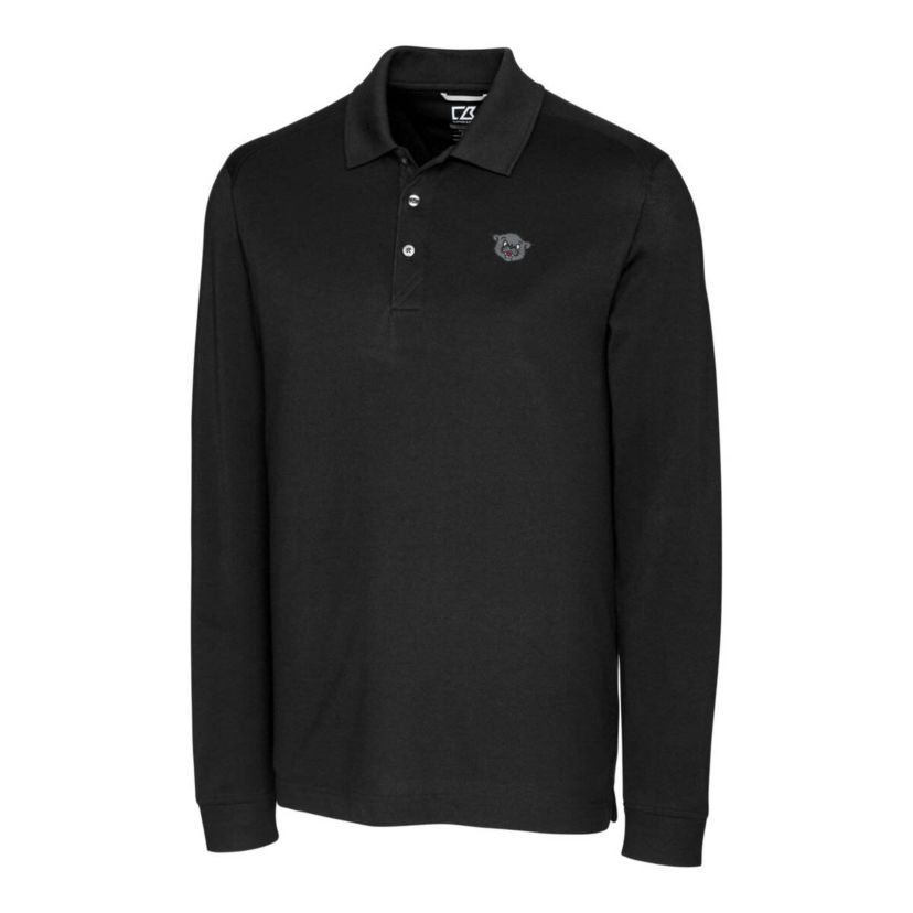 NCAA Cincinnati Bearcats Advantage Tri-Blend Pique Long Sleeve Polo