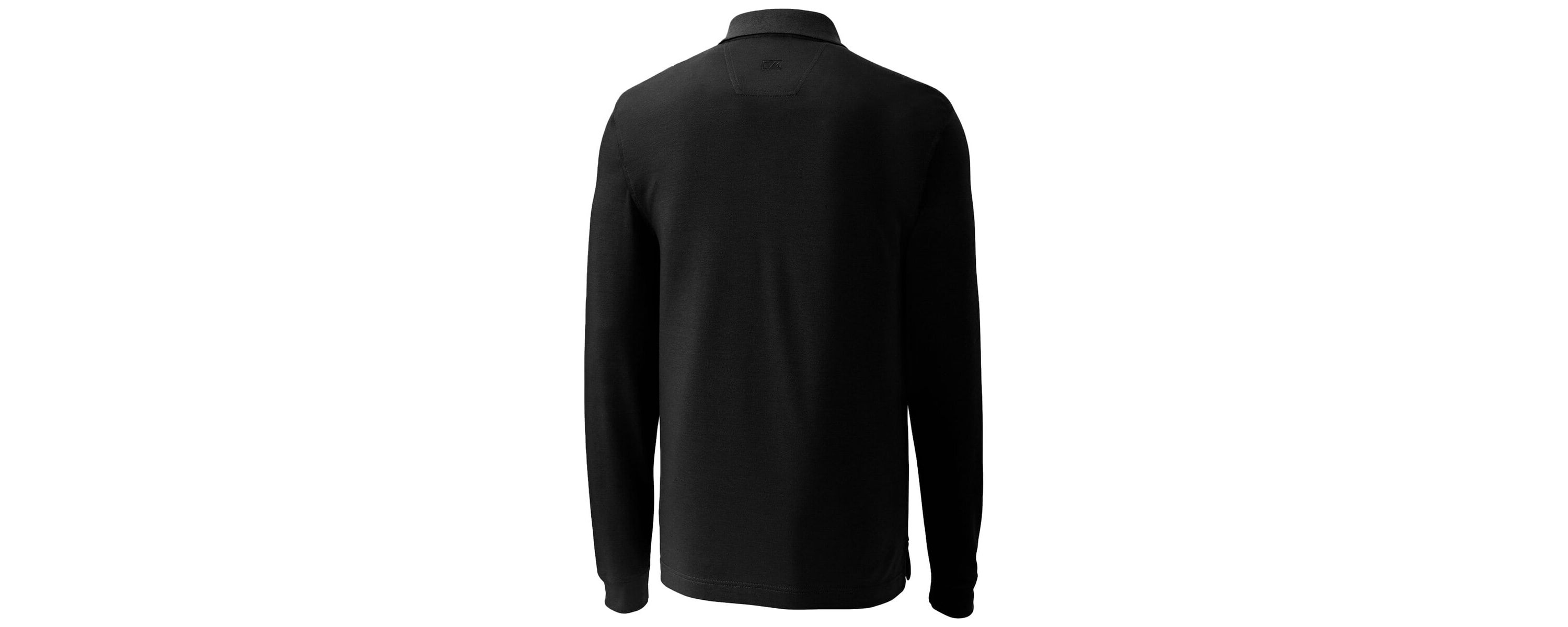 NCAA Louisville Cardinals Advantage Tri-Blend Pique Long Sleeve Polo