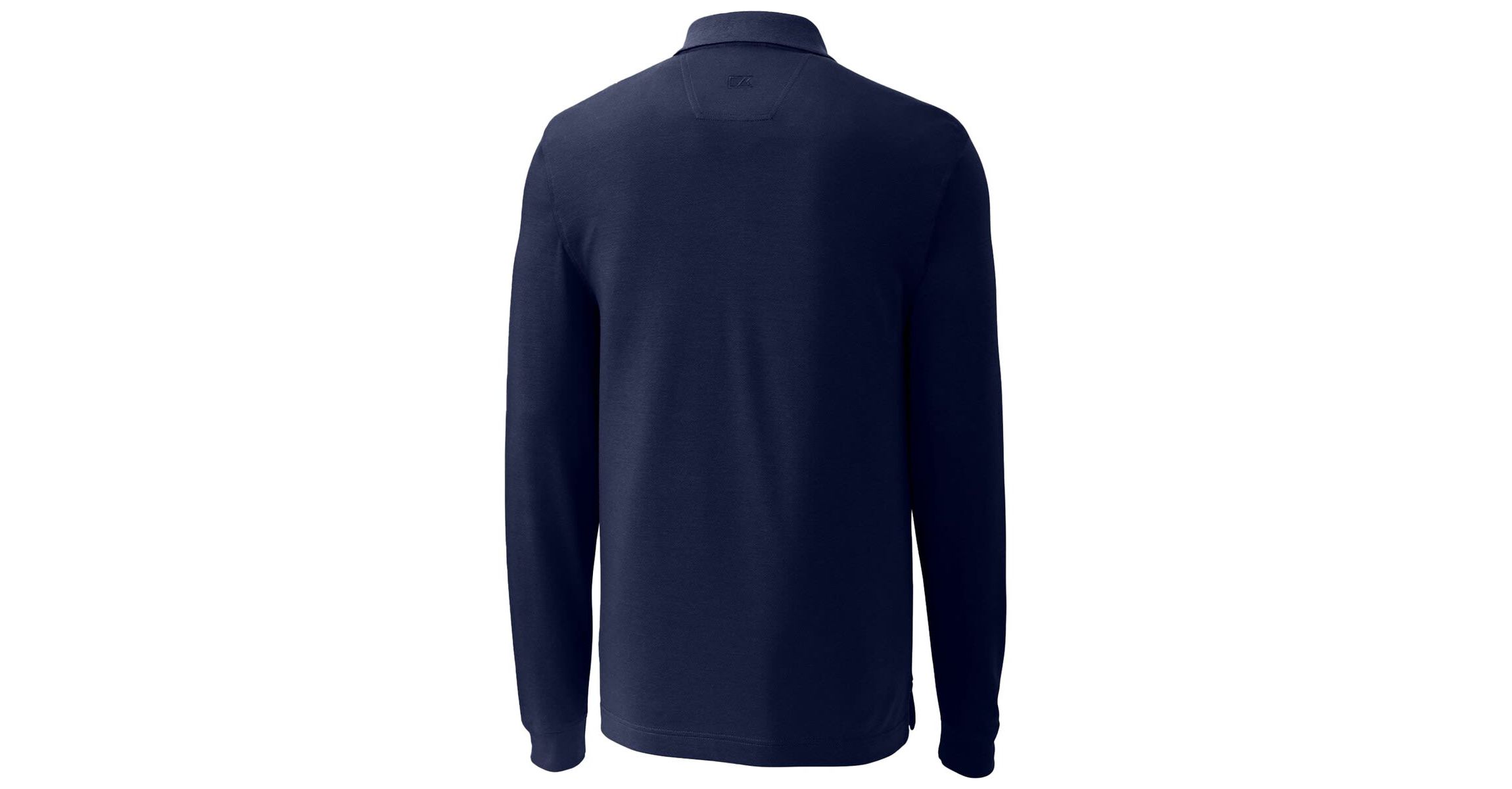 NCAA Michigan Wolverines Advantage Tri-Blend Pique Long Sleeve Polo