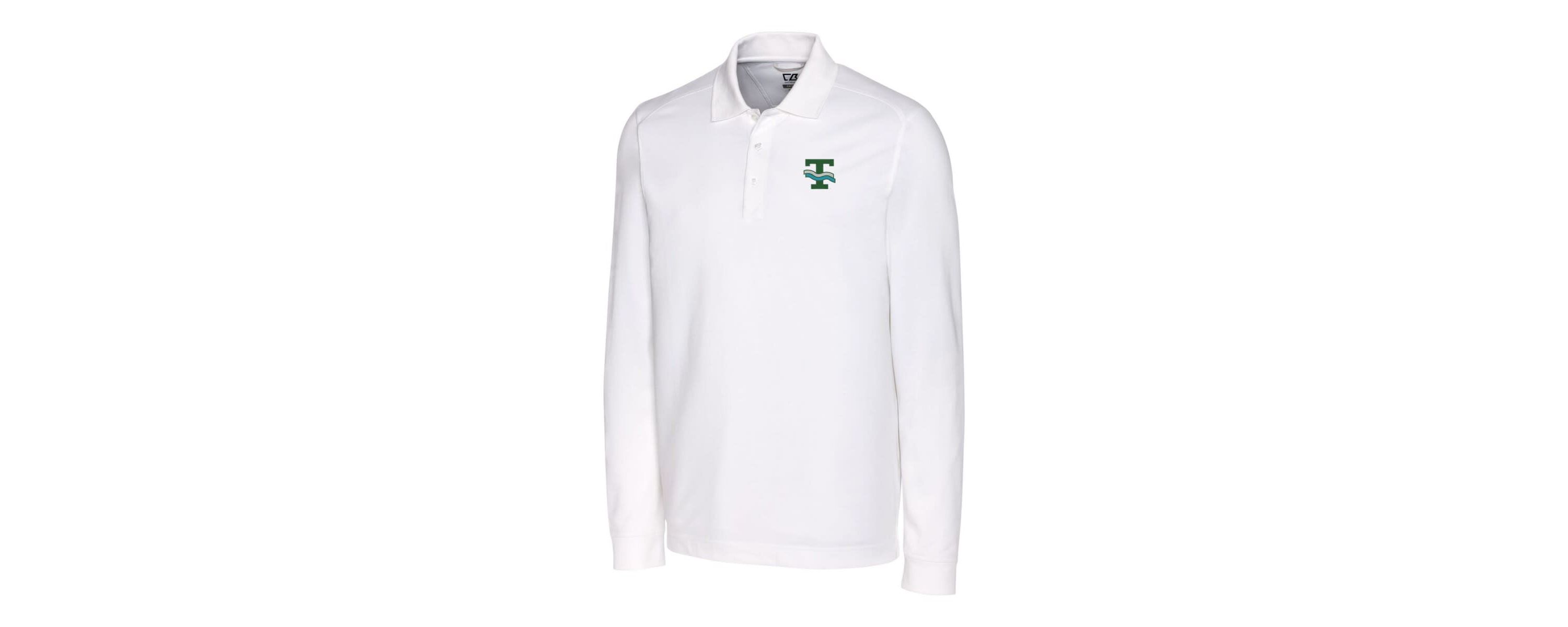 Tulane Green Wave NCAA Tulane Wave Advantage Tri-Blend Pique Long Sleeve Polo
