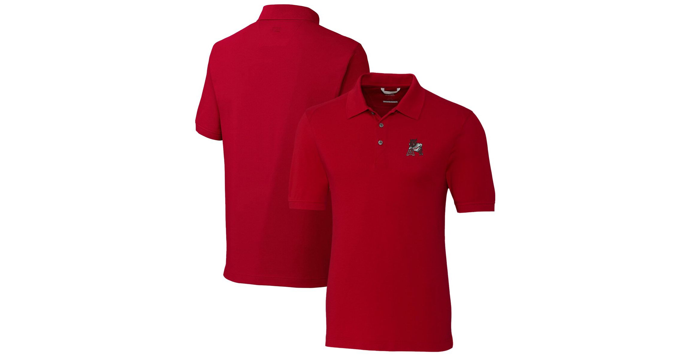 NCAA Arkansas Razorbacks Advantage Tri-Blend DryTec Pique Polo