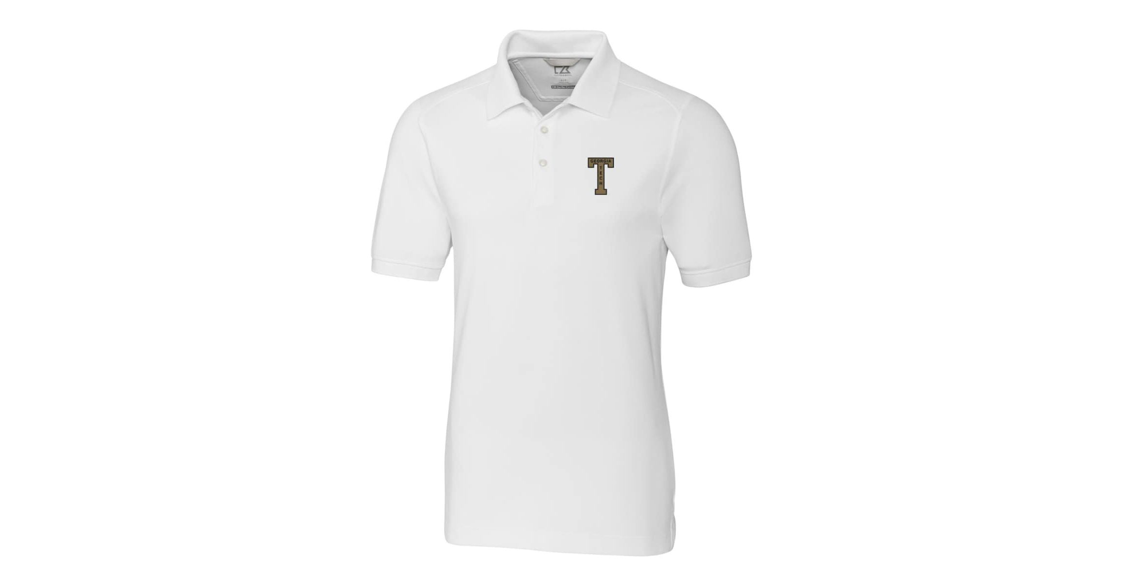 Georgia Tech Yellow Jackets NCAA Georgia Tech Jackets Advantage Tri-Blend DryTec Pique Polo