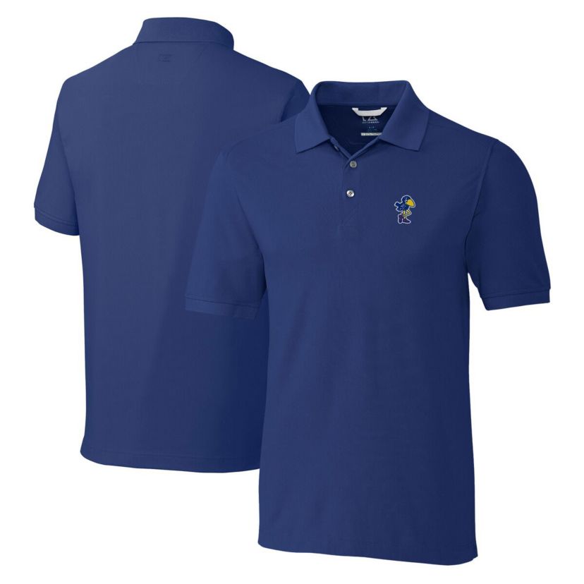 NCAA Kansas Jayhawks Advantage Tri-Blend DryTec Pique Polo