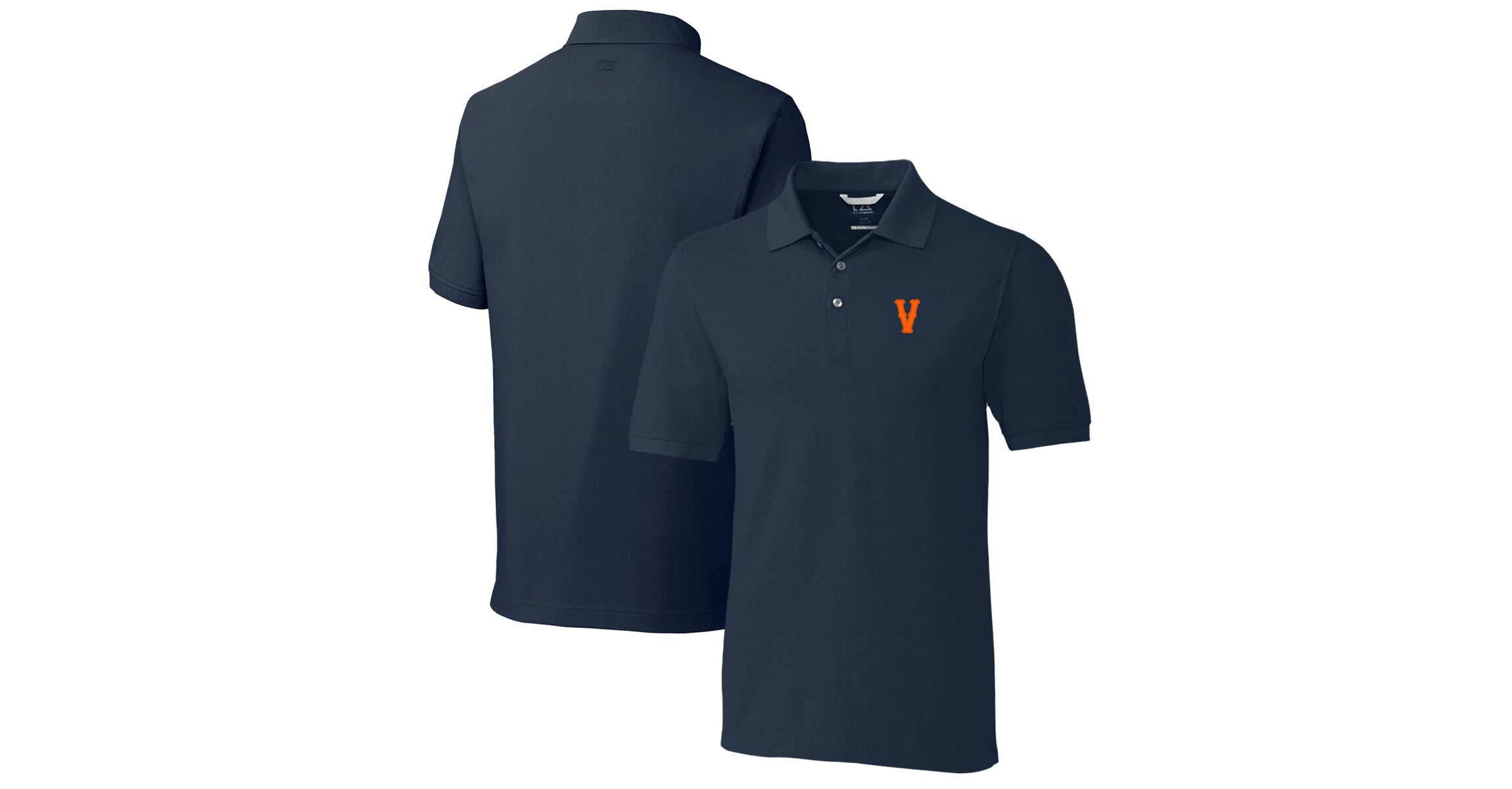 NCAA Virginia Cavaliers Vintage Advantage Tri-Blend DryTec Pique Polo