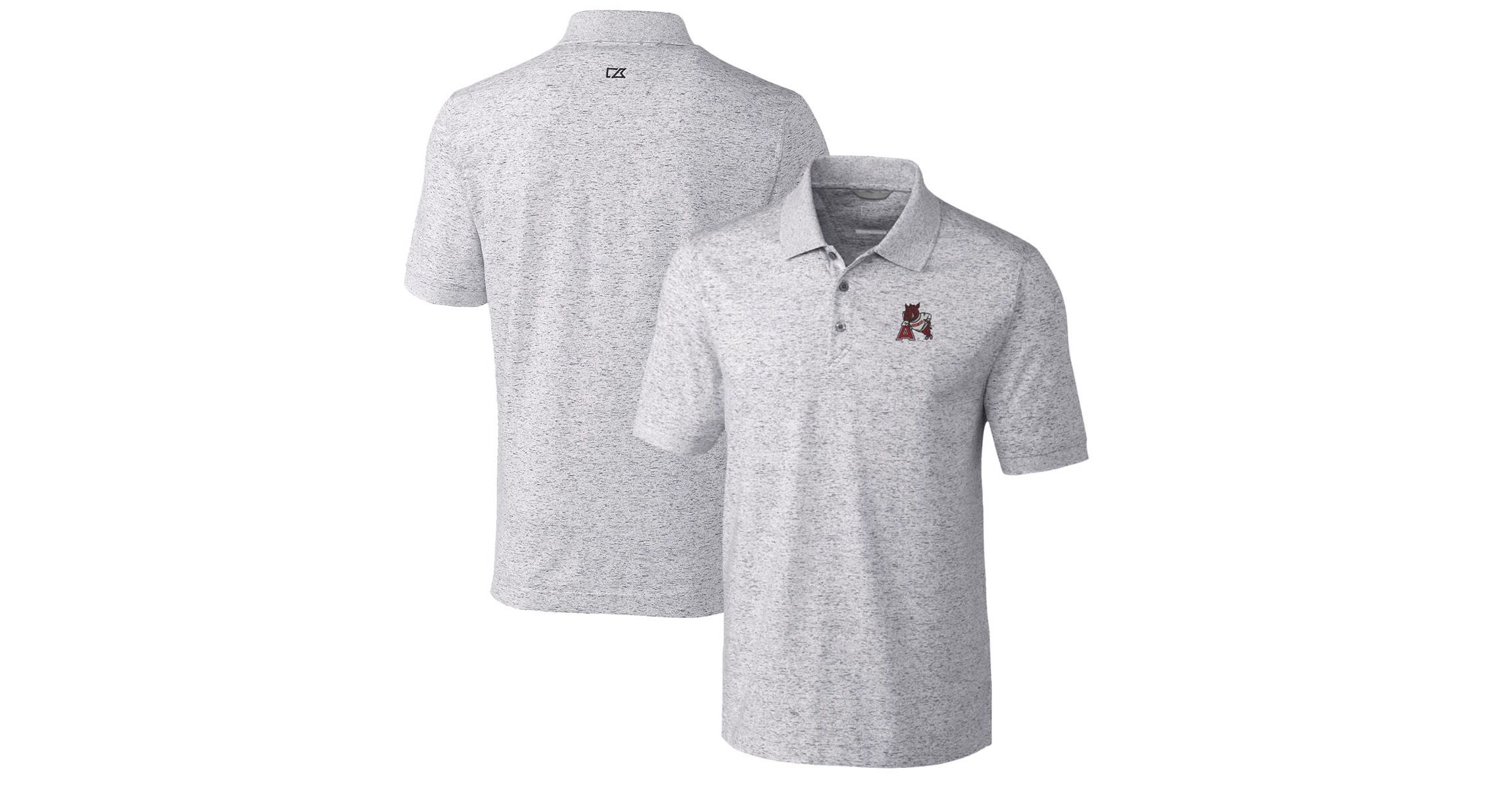 NCAA Arkansas Razorbacks Advantage Space Dye Tri-Blend Polo