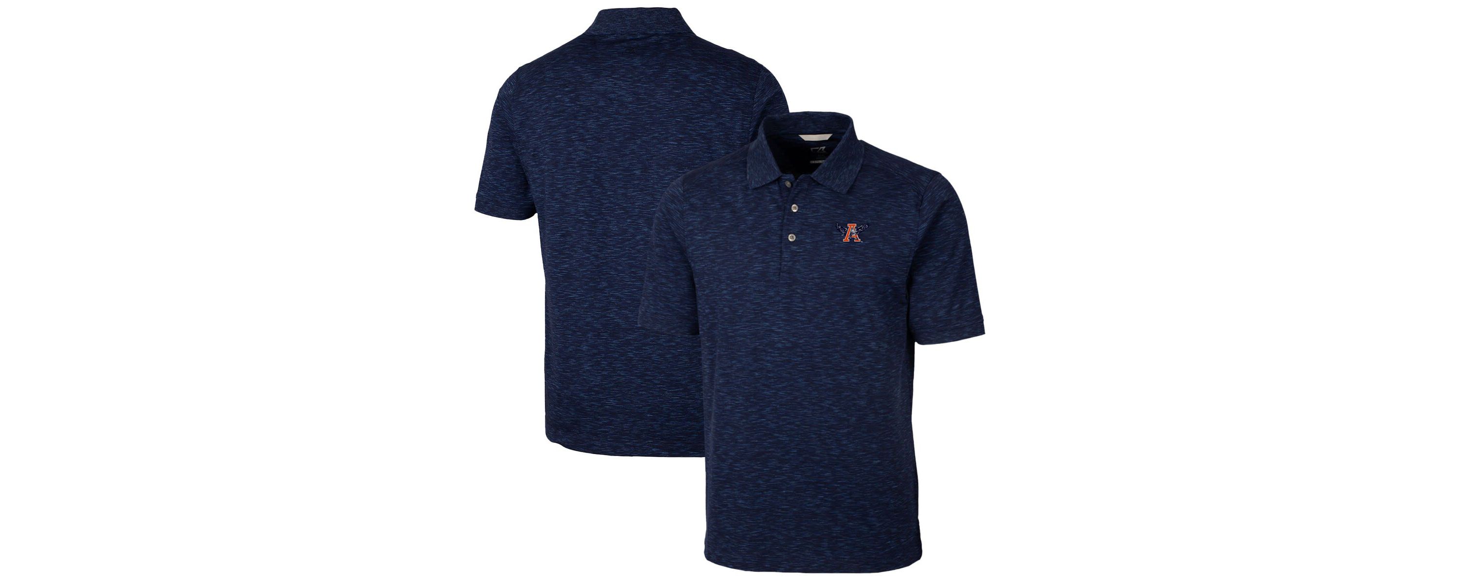 NCAA Auburn Tigers Advantage Space Dye Tri-Blend Polo