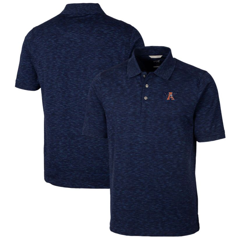 NCAA Auburn Tigers Advantage Space Dye Tri-Blend Polo