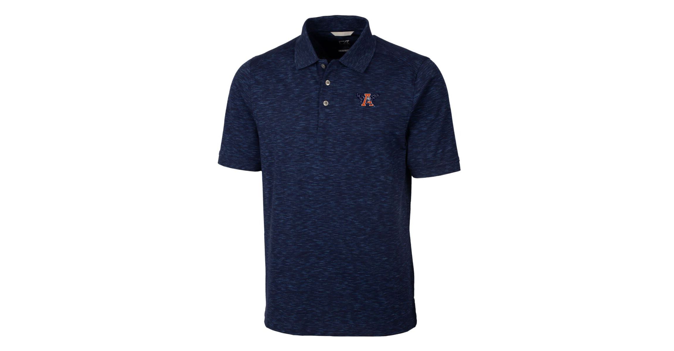 NCAA Auburn Tigers Advantage Space Dye Tri-Blend Polo