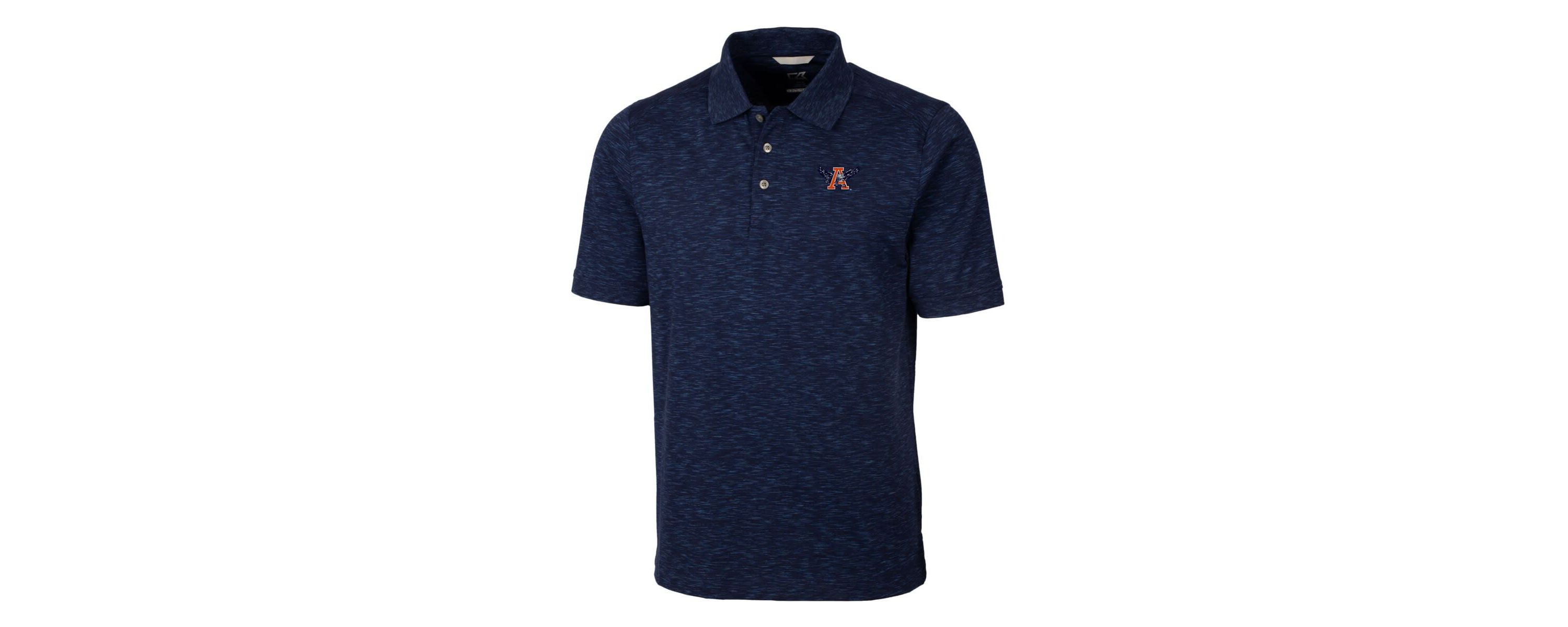 NCAA Auburn Tigers Advantage Space Dye Tri-Blend Polo