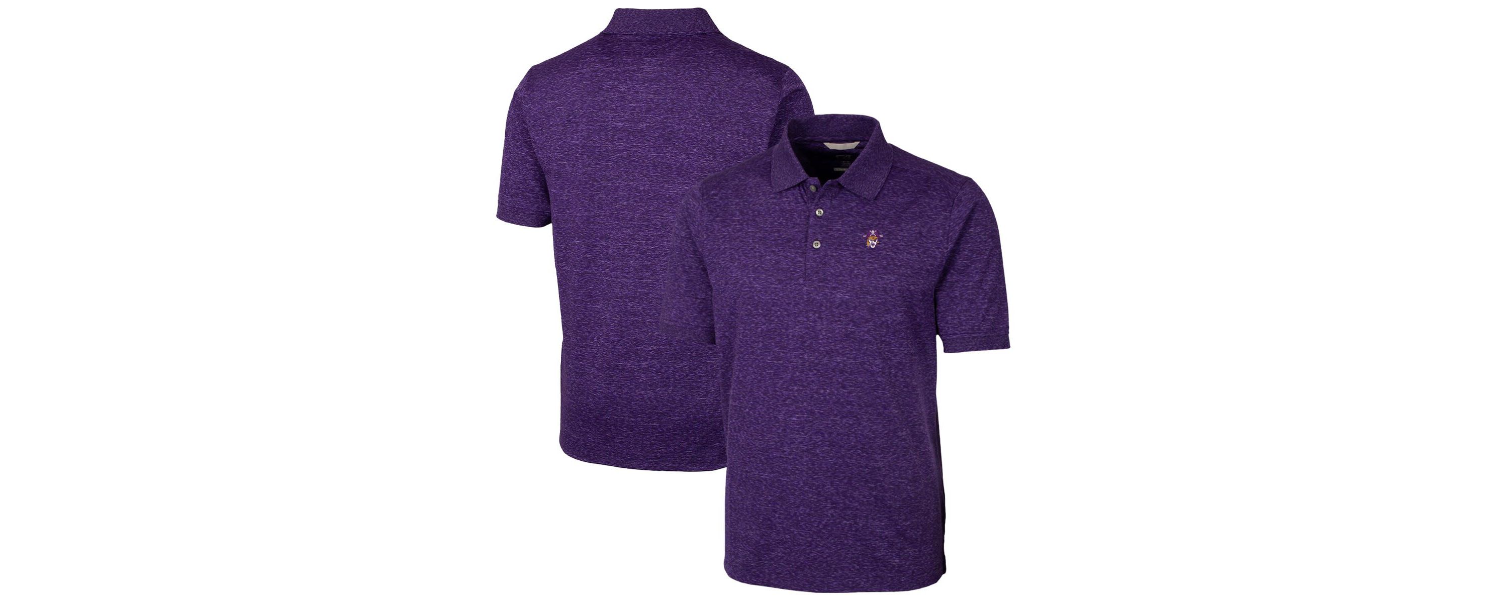 East Carolina Pirates NCAA ECU Pirates Advantage Space Dye Tri-Blend Polo