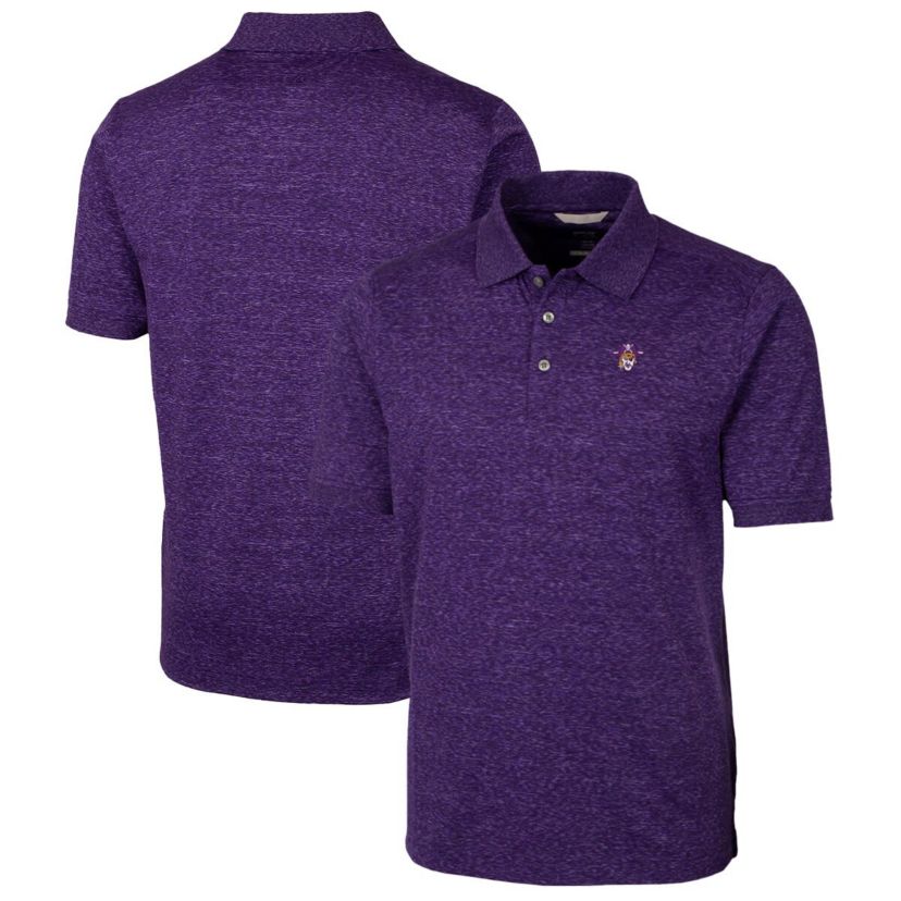 East Carolina Pirates NCAA ECU Pirates Advantage Space Dye Tri-Blend Polo