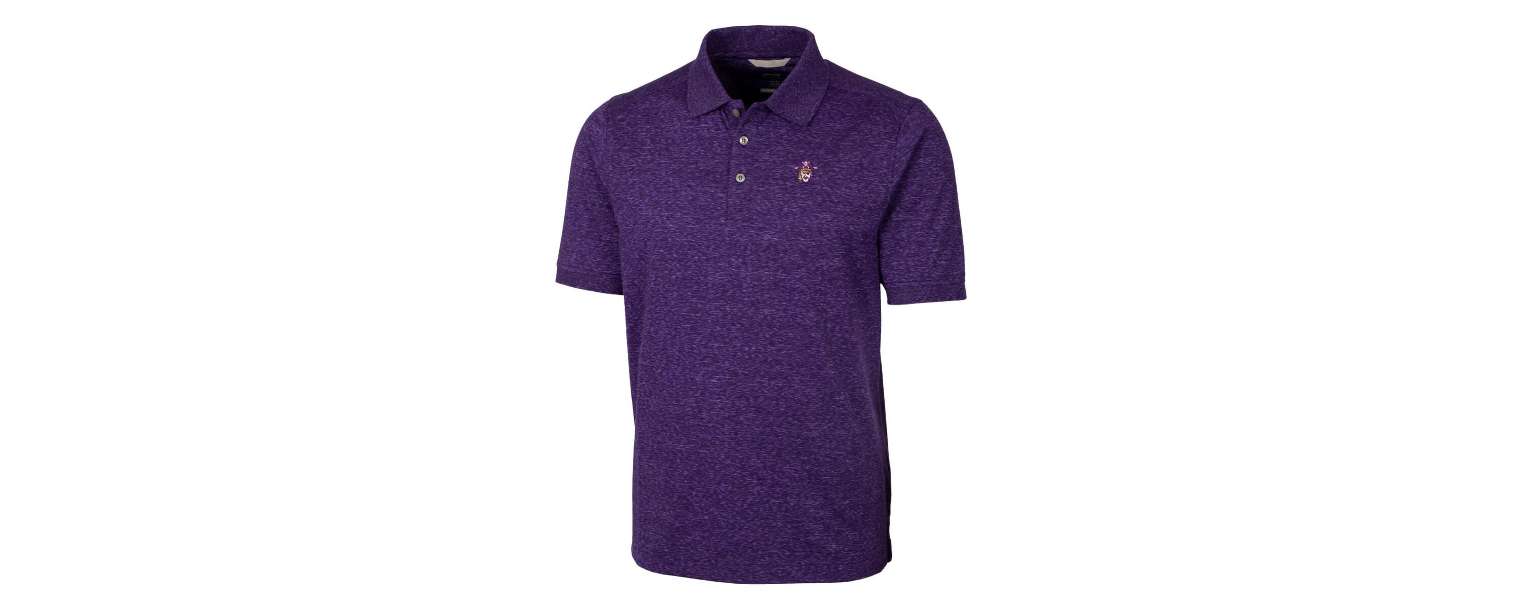 East Carolina Pirates NCAA ECU Pirates Advantage Space Dye Tri-Blend Polo