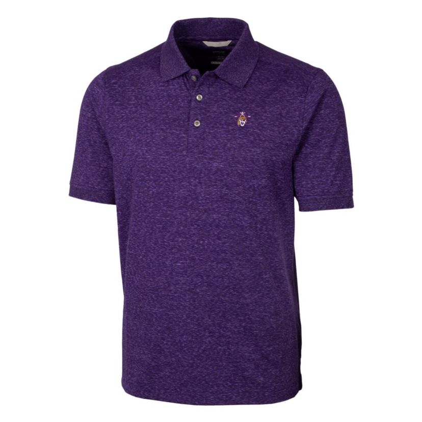 East Carolina Pirates NCAA ECU Pirates Advantage Space Dye Tri-Blend Polo