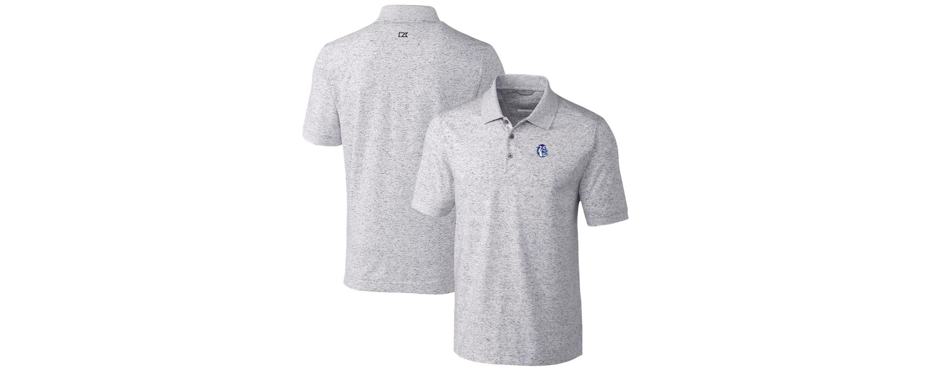 NCAA Fresno State Bulldogs Advantage Space Dye Tri-Blend Polo