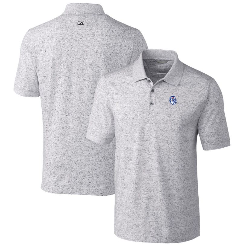 NCAA Fresno State Bulldogs Advantage Space Dye Tri-Blend Polo