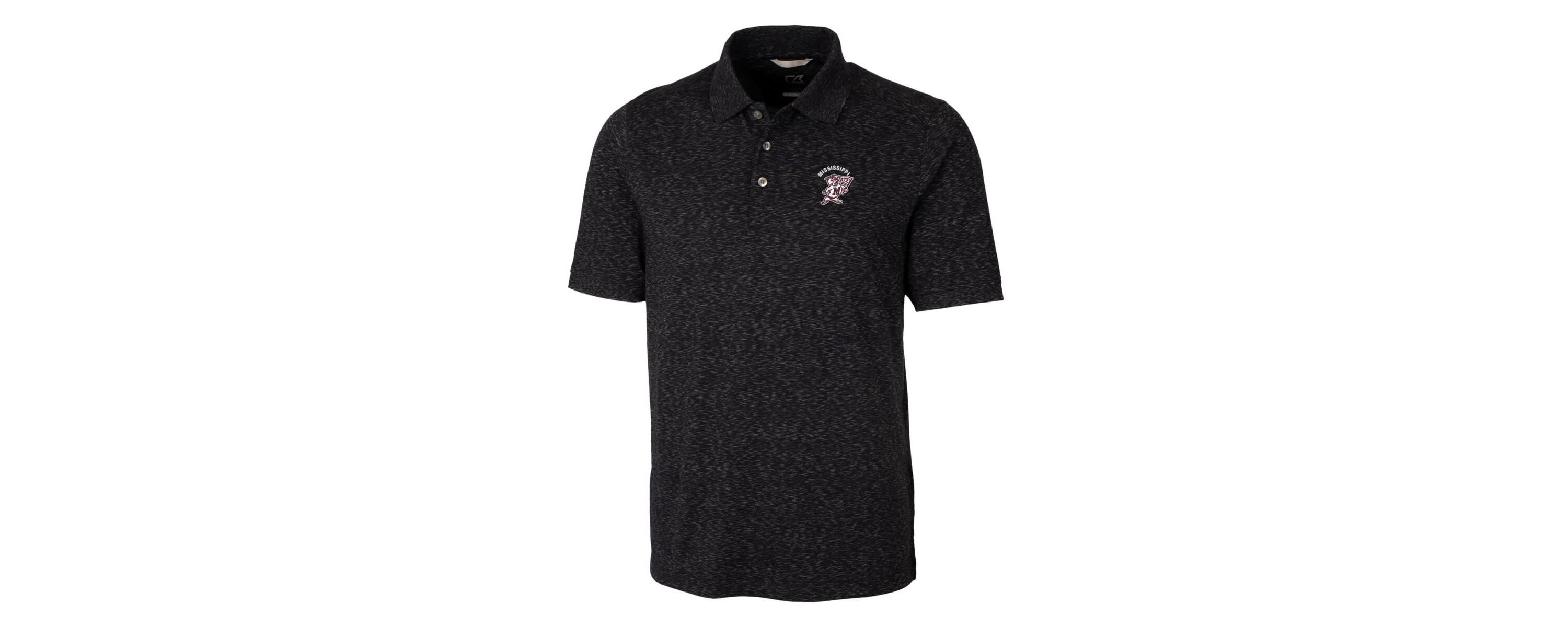 NCAA Mississippi State Bulldogs Advantage Space Dye Tri-Blend Polo