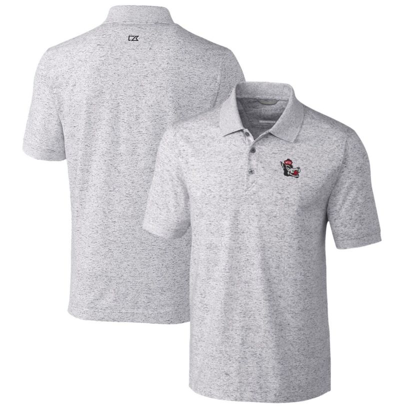 NCAA NC State Wolfpack Advantage Space Dye Tri-Blend Polo