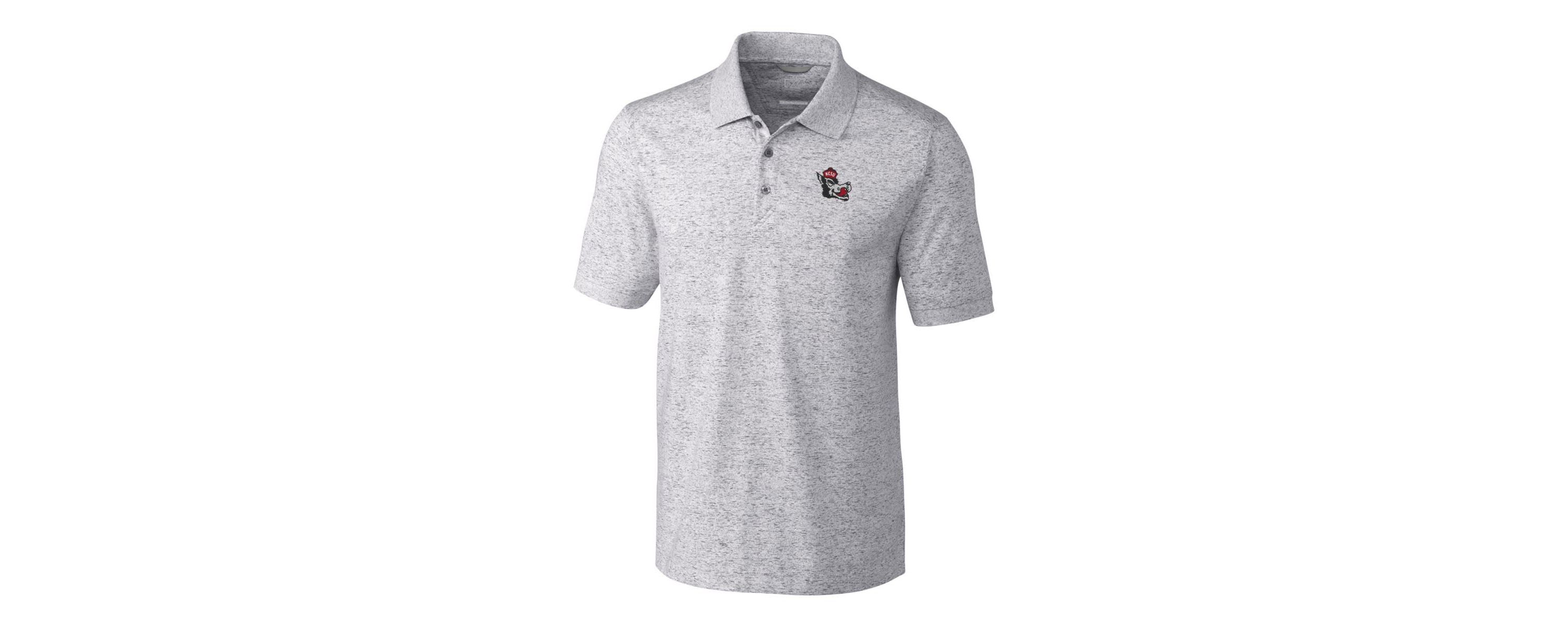 NCAA NC State Wolfpack Advantage Space Dye Tri-Blend Polo