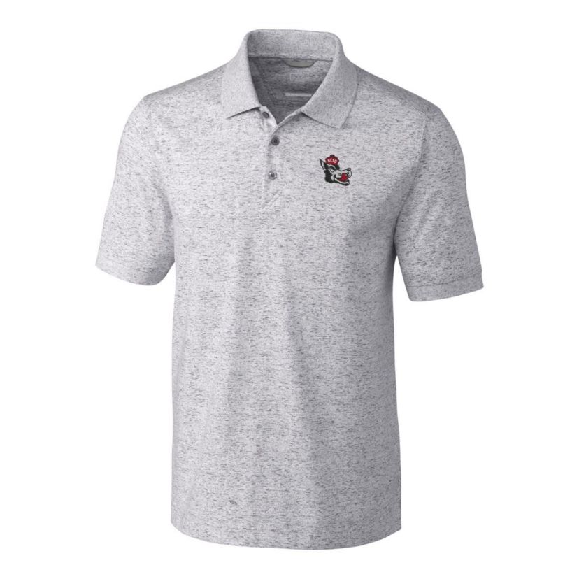 NCAA NC State Wolfpack Advantage Space Dye Tri-Blend Polo