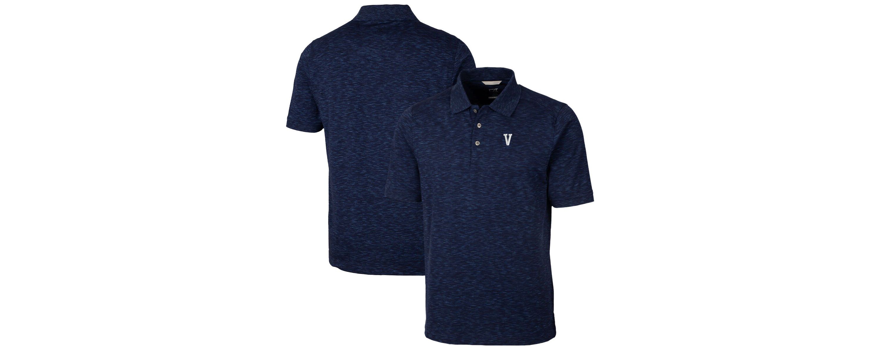NCAA Villanova Wildcats Advantage Space Dye Tri-Blend Polo