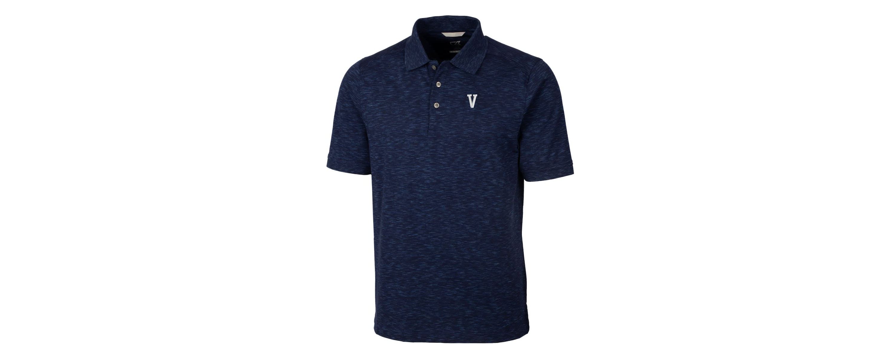 NCAA Villanova Wildcats Advantage Space Dye Tri-Blend Polo