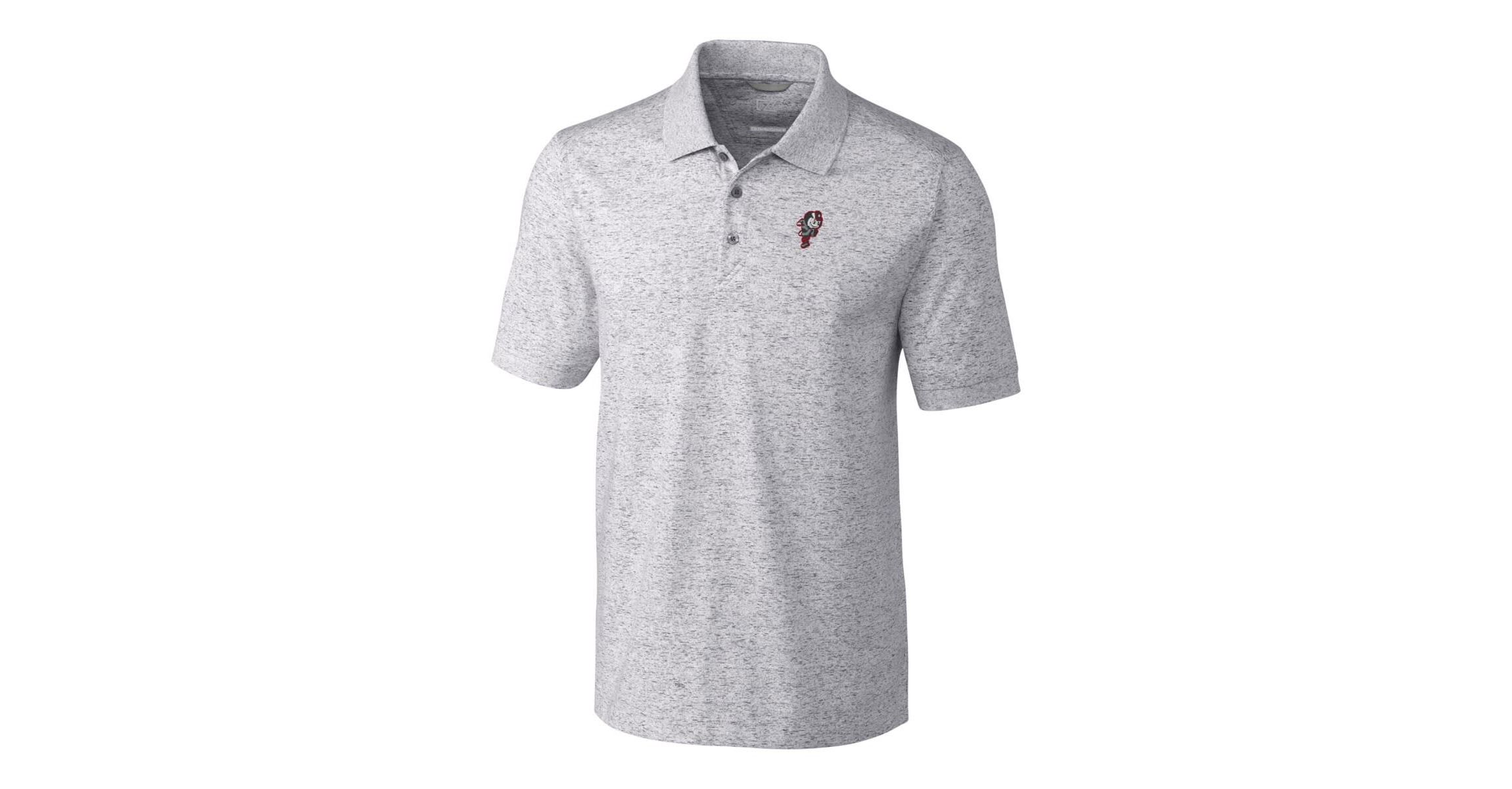 NCAA Ohio State Buckeyes Advantage Space Dye Tri-Blend Polo