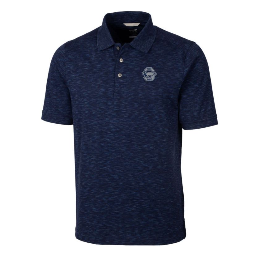 NCAA Penn State Nittany Lions Advantage Space Dye Tri-Blend Polo