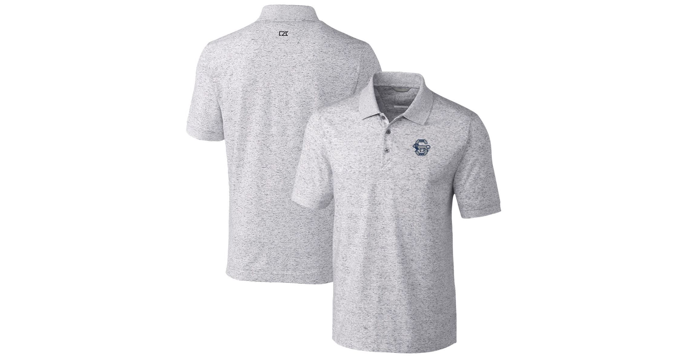NCAA Penn State Nittany Lions Advantage Space Dye Tri-Blend Polo