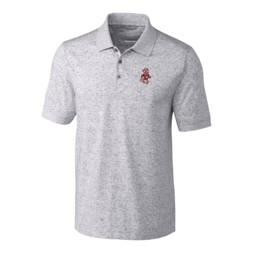 NCAA Washington State Cougars Advantage Space Dye Tri-Blend Polo