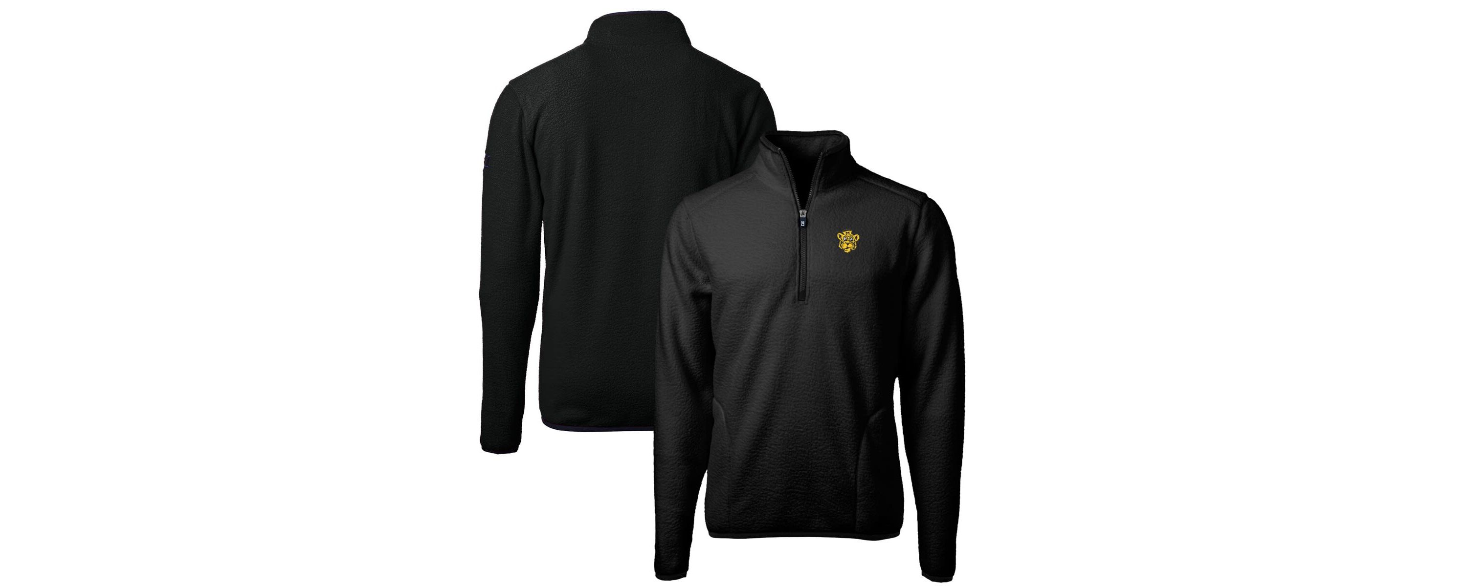 NCAA Missouri Tigers Vault Cascade Eco Sherpa Fleece Quarter-Zip Pullover Jacket