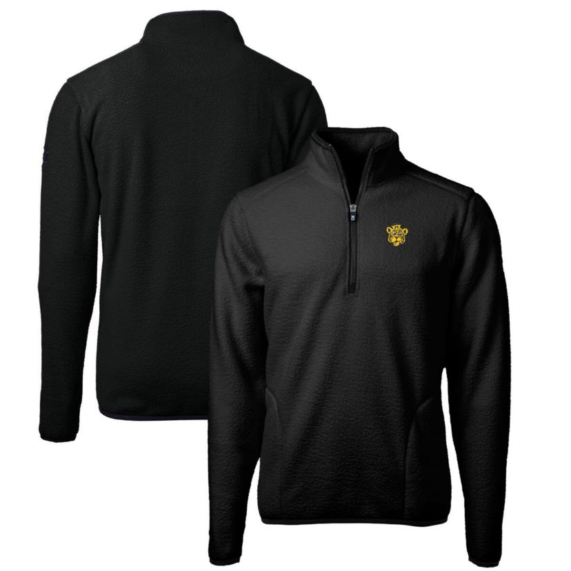 NCAA Missouri Tigers Vault Cascade Eco Sherpa Fleece Quarter-Zip Pullover Jacket