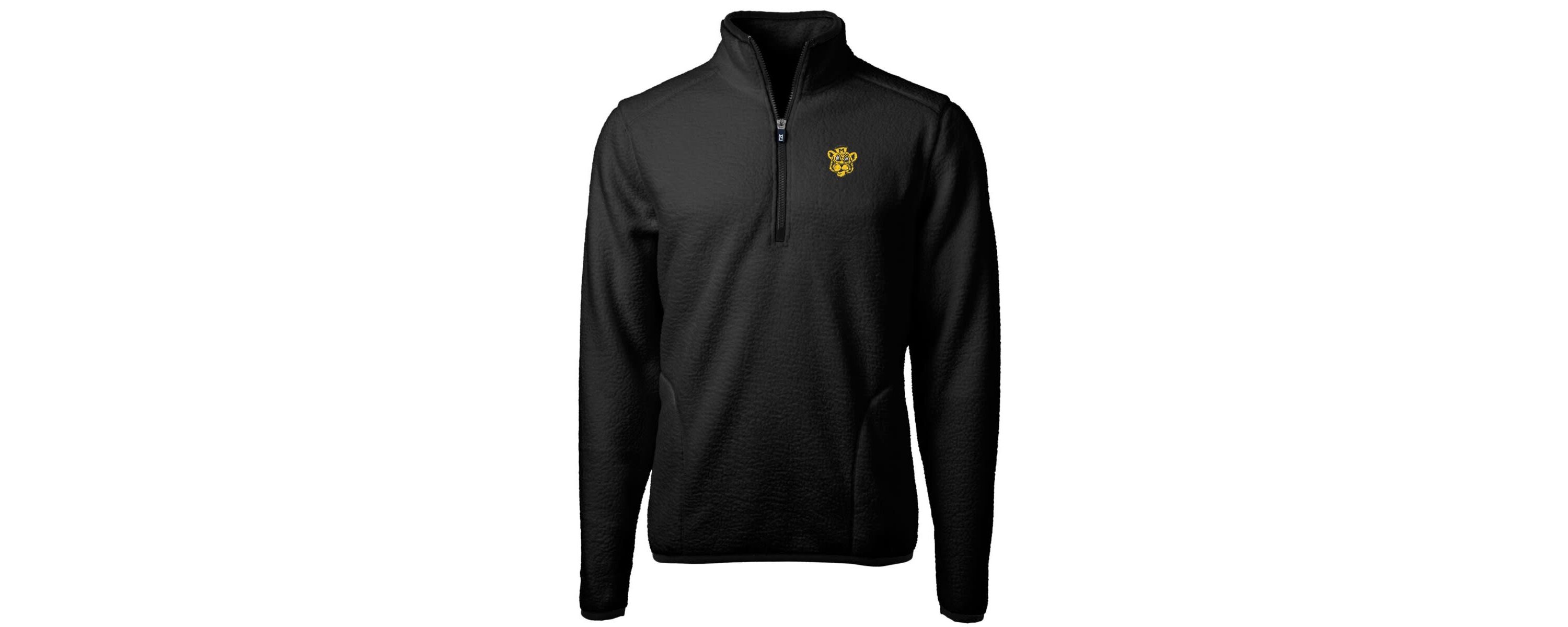 NCAA Missouri Tigers Vault Cascade Eco Sherpa Fleece Quarter-Zip Pullover Jacket