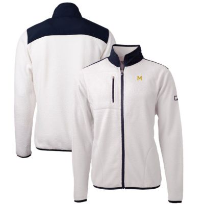 NCAA Michigan Wolverines Cascade Eco Sherpa Fleece Full-Zip Jacket