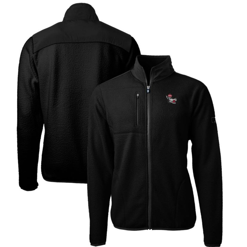 NCAA NC State Wolfpack Cascade Eco Sherpa Fleece Full-Zip Jacket