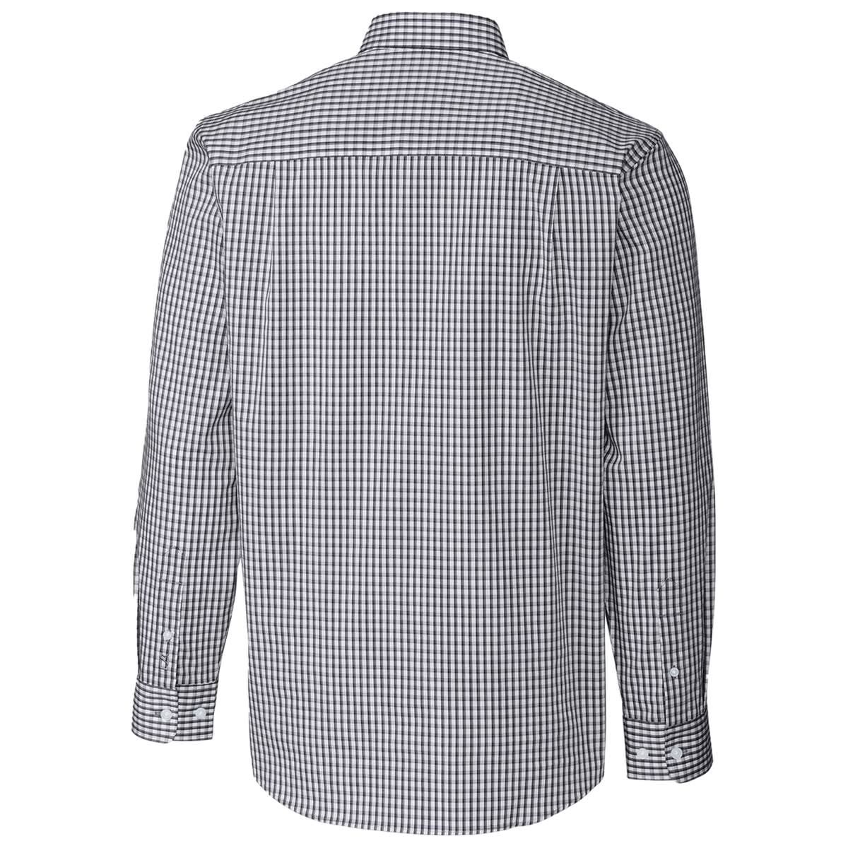 NCAA NC State Wolfpack Easy Care Stretch Gingham Long Sleeve Button-Down Shirt
