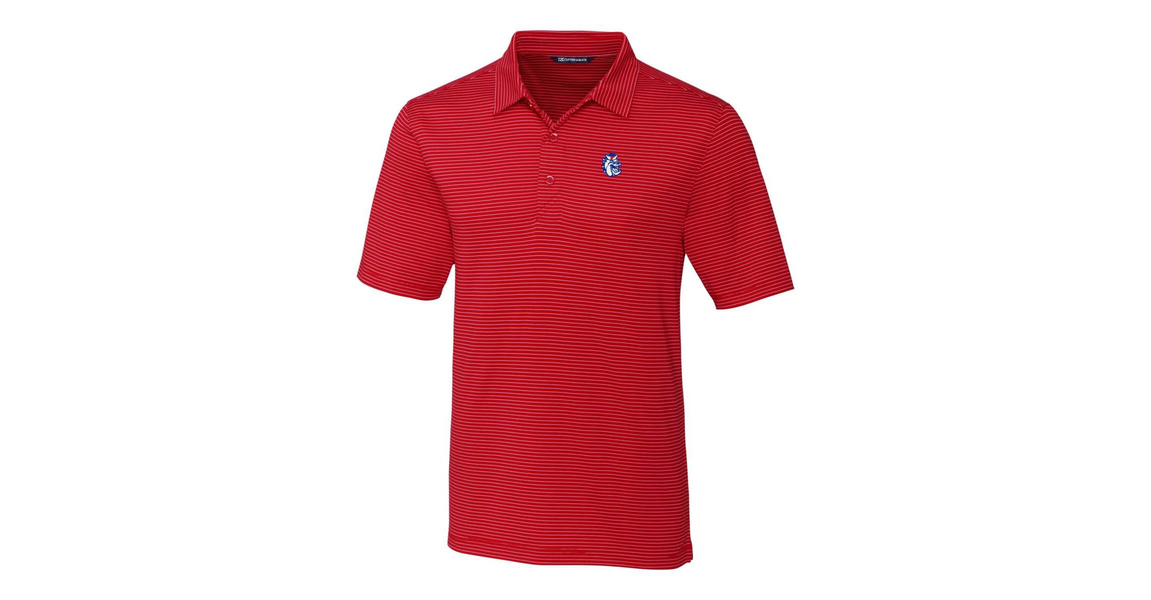 NCAA Fresno State Bulldogs Forge Pencil Stripe Stretch Polo