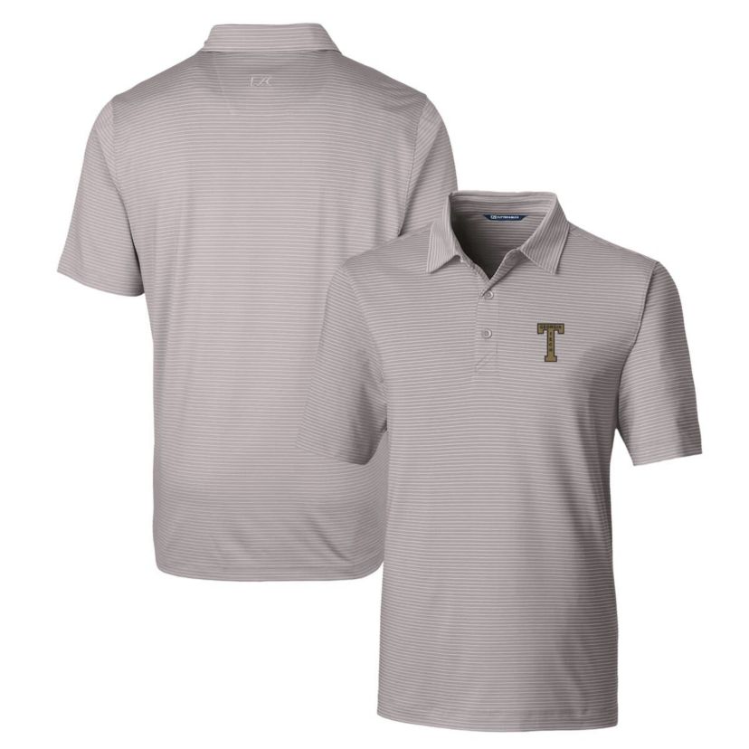 Georgia Tech Yellow Jackets NCAA Georgia Tech Jackets Forge Pencil Stripe Stretch Polo